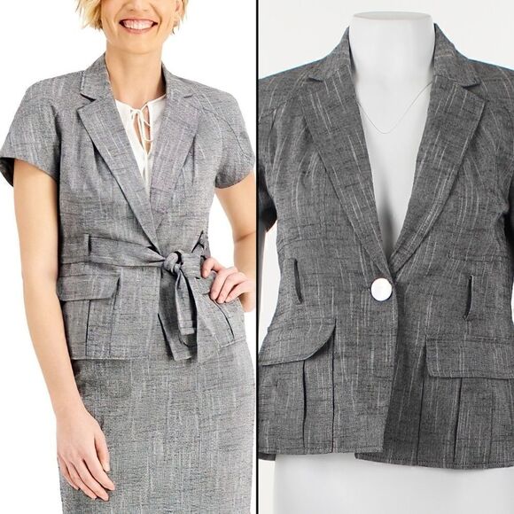 Kasper Petite Gray Blazer   - Picture 1 of 5